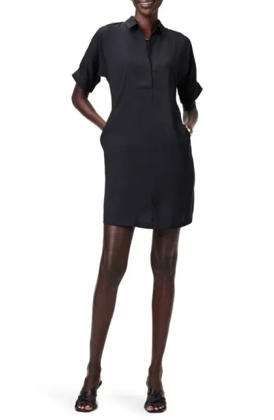 Nic + Zoe Polished Shirtdress In Black Onyx