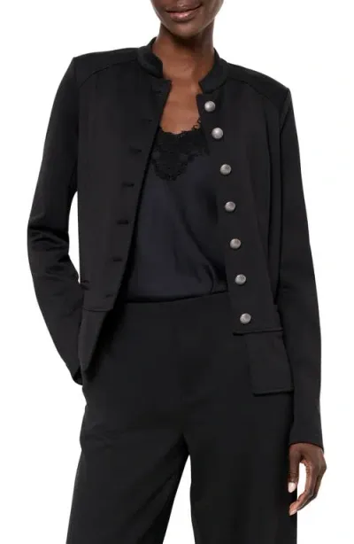 Nic + Zoe Nic+zoe Ponte Jacket In Black Onyx