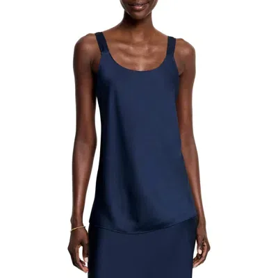 Nic + Zoe Nic+zoe Social Edit Crepe Camisole In Dark Indigo