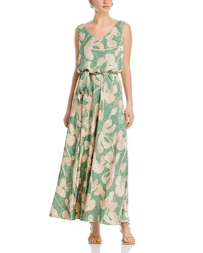 Nic + Zoe Water Lillies Bianca Dress - Exclusive In Green Multi