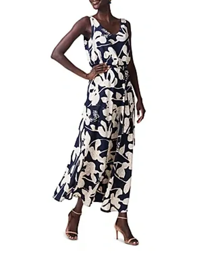 Nic + Zoe Water Lilies Bianca Maxi Dress In Multi