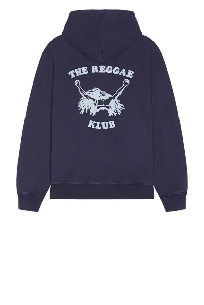 Nicholas Daley Reggae Klub Hoodie In Navy