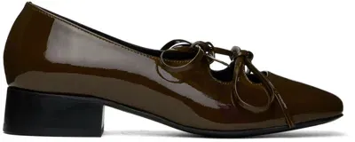 Nicole Saldaã±a Brown Isabel Ballerina Flats