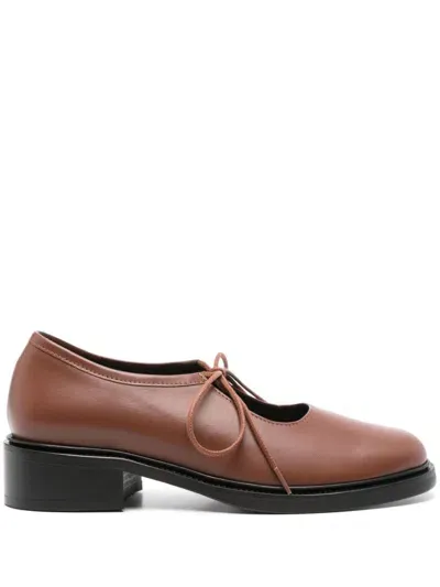 Nicole Saldaã±a Brown Fabiana Loafers