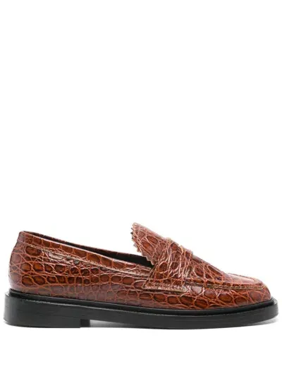 Nicole Saldaã±a Jay 3.0 Loafers In Brown