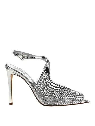 Nicolo' Beretta Beiby Sandals In Silver