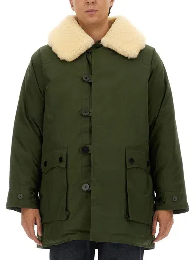 Nigel Cabourn Parka "finch" In Green