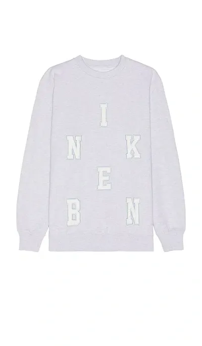 Nikben Abc Crew Sweatshirt In Grey