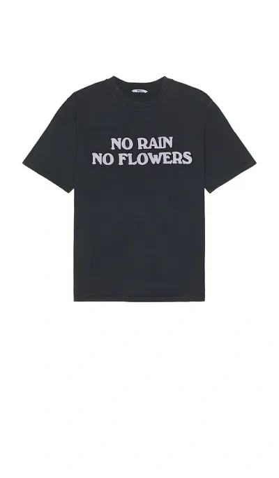 Nikben Felt Flower Tee In Black