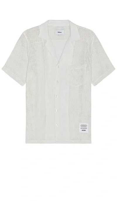 Nikben Mesh Shirt In 米白