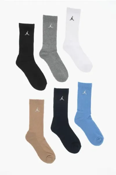 Nike Air Jordan Stretch Long 6 Pairs Socks Set