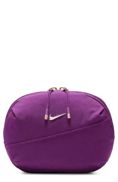 Nike Aura Belt Bag In Viotech/viotech/gold Star