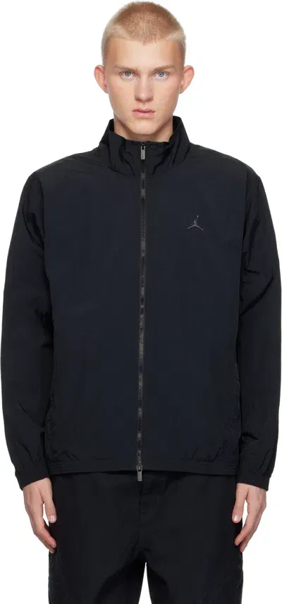 Nike Black Jordan Essentials Jacket In Black/black/anthraci