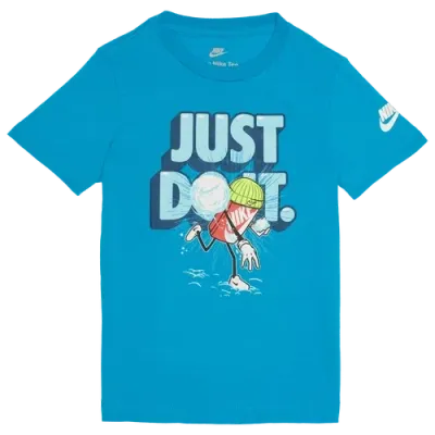 Nike Boys   Cool After School T-shirt In Laser Blue