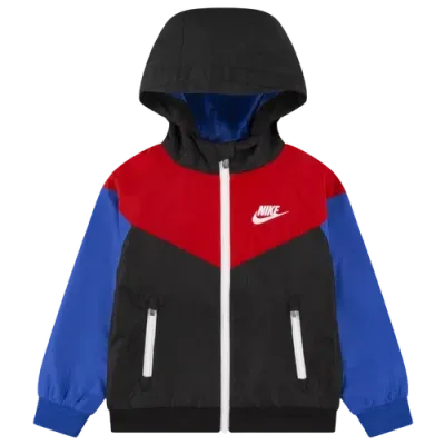 Nike Boys   Nkn Windrunner Excl In Black/university Red