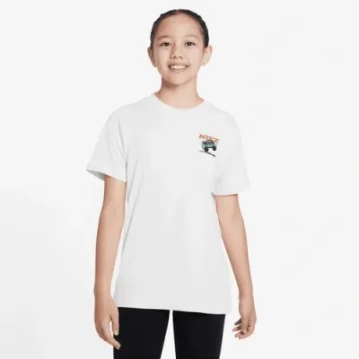 Nike Boys   Nsw Sole Rally T-shirt In White/white