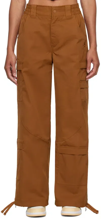 Nike Brown Pocket Trousers In Legend Coffee