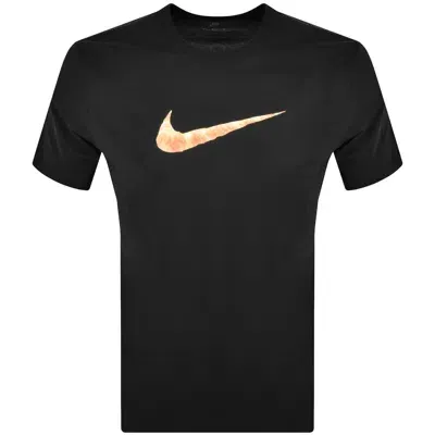 Nike Croissant Swoosh T Shirt Black