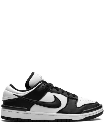 Nike Dunk Low Twist "panda" Sneakers In White