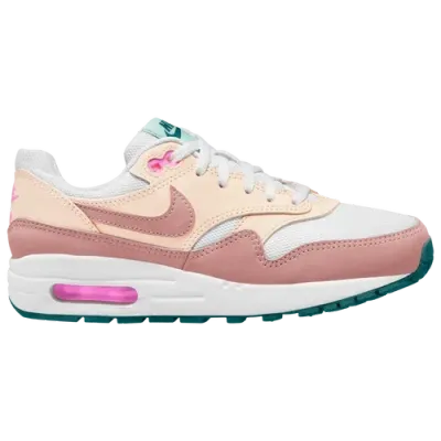 Nike Girls   Air Max 1 In White/red Stardust/guava Ice