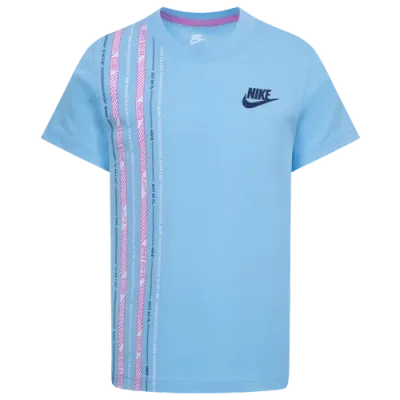 Nike Girls Preschool   Happy Camper T-shirt In Blue/pink