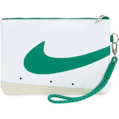 Nike Icon Blazer Wristlet In White Malachite