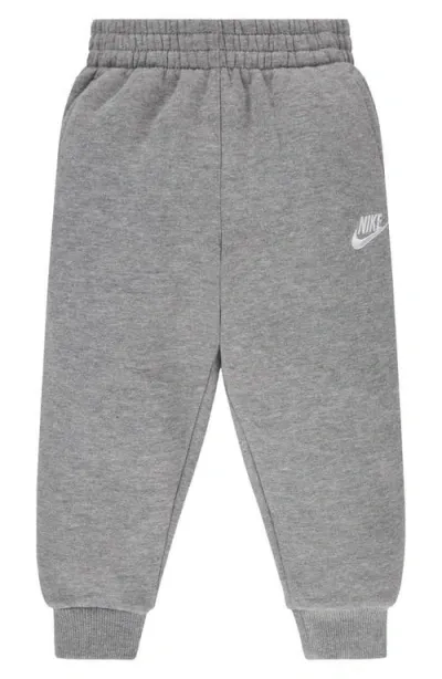 Nike Kids' Club Fleece Joggers In Dark Grey Heather