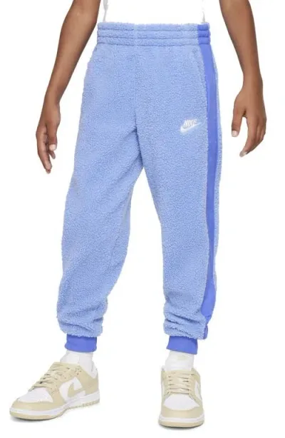 Nike Kids' Club Fleece Joggers In Polar/blue Joy/white