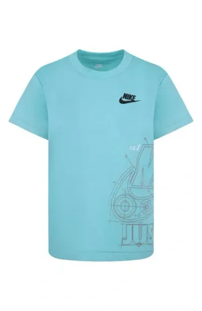 Nike Kids' Future Utility Graphic T-shirt In Green Frost