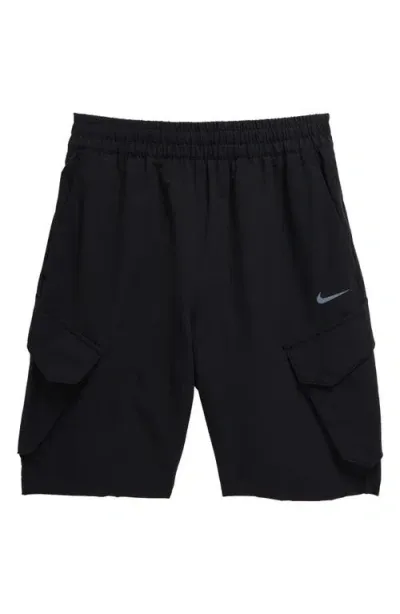 Nike Kids' Sportswear City Utility Cargo Shorts In Black/black