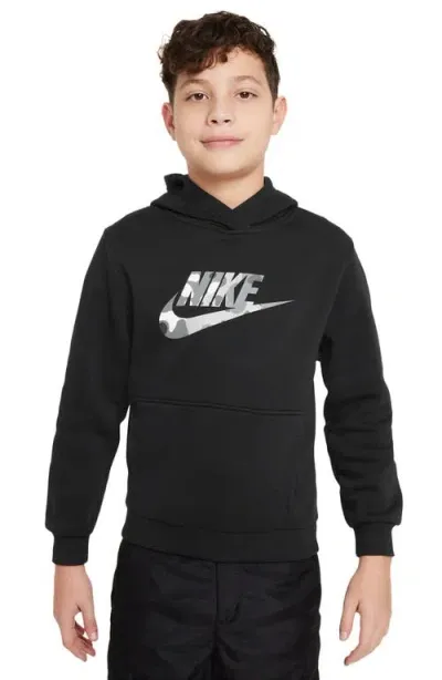 Nike Kids' Sportswear Club Fleece Hoodie In Black