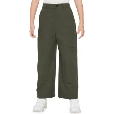 Nike Kids' Sportswear Metro Carpenter Pants In Cargo Khaki/sequoia