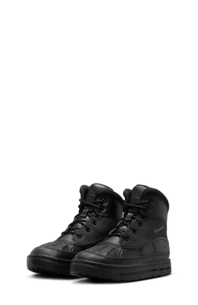 Nike Kids' Woodside 2 Acg Boot In Black/black/black