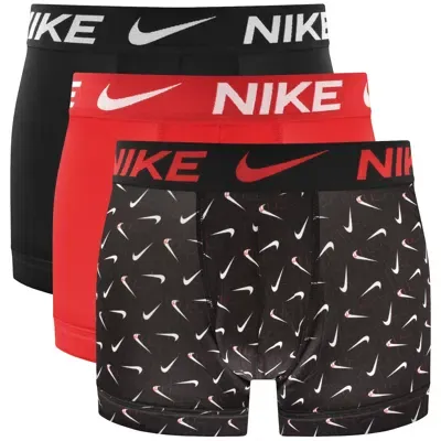 Nike Logo 3 Pack Trunks Black