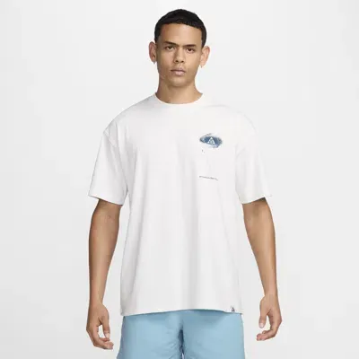 Nike Men's  Acg Dri-fit T-shirt In White