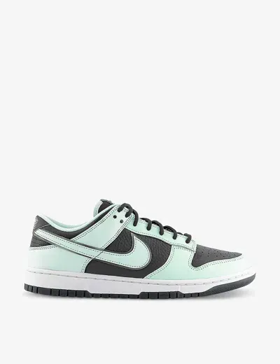 Nike Dunk Low "smoke Grey/barely Green" Sneakers In Dk Smoke Grey\barely Green