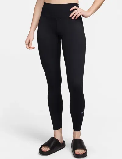 Nike One High Waisted Leggings In Black