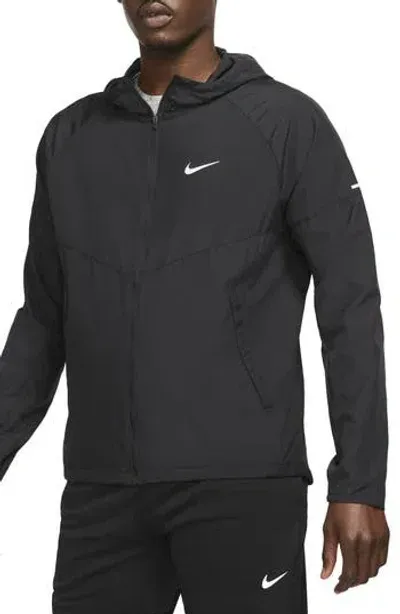 Nike Repel Miler Jacket In Black/black