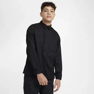 Nike Sportswear Metro Ground Big Kids' Top In Black