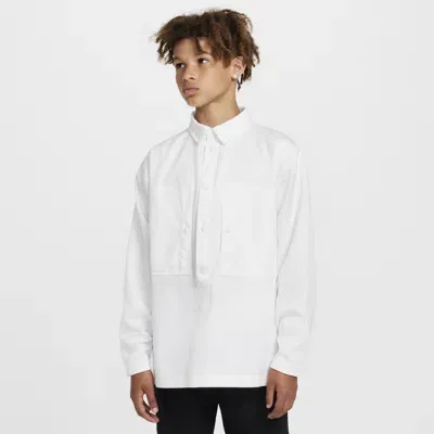 Nike Sportswear Metro Ground Big Kids' Top In White