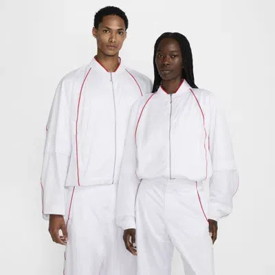 Nike Unisex X Jacquemus Track Jacket In White