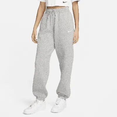 Nike Women's  Sportswear Phoenix Fleece High-waisted Oversized Sweatpants In Grey