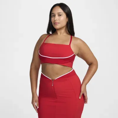 Nike + Jacquemus Nrg Stretch-jersey Sports Bra In Red