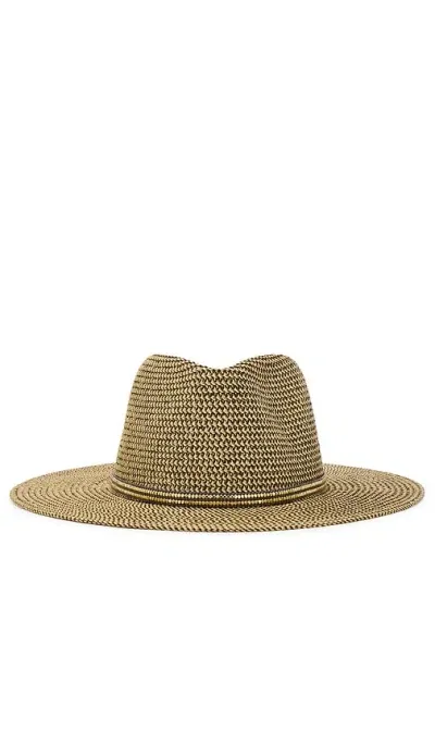 Nikki Beach Mila Hat In Gold Shimmer & Grey