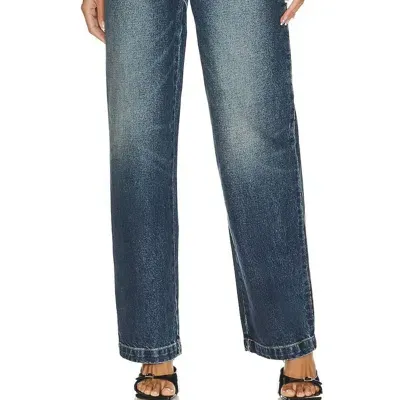 Nili Lotan Joan Wide-leg Jeans In Simon Wash