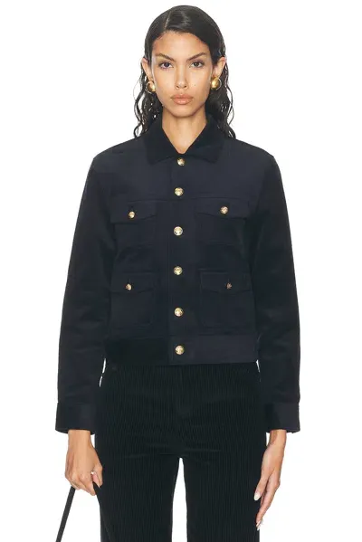 Nili Lotan Lizeth Jacket In Midnight