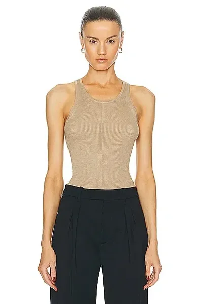 Nili Lotan Lottie Tank Top In Camel