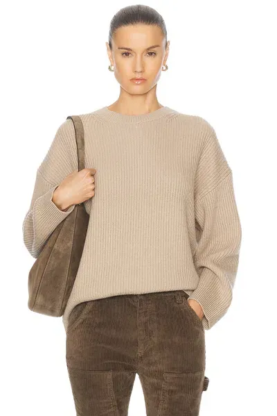 Nili Lotan Payten Sweater In Beige Melange