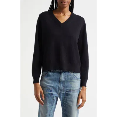 Nili Lotan Priya Cashmere V-neck Sweater In Dark Navy