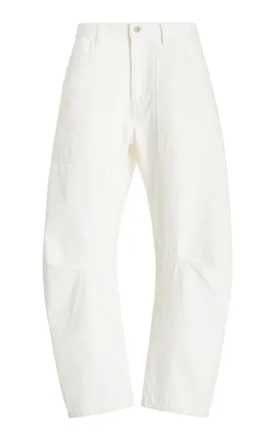 Nili Lotan Shon Stretch Jeans In Ivory